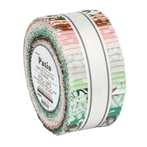 Patio Complete Collection Roll Up/Jelly Roll by Wishwell - 40, 2.5&quot; x 42&quot; Precut Fabric Strips