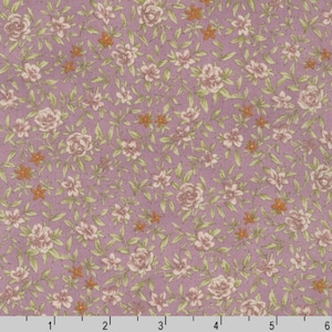 Cotton Lawn - Sevenberry Petite Nostalgia Lawn Mauve Fabric - Cotton Lawn Fabric