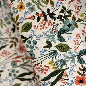 Tessuto in tela - Amalfi - Giardino delle erbe - Naturale di Rifle Paper Co.
