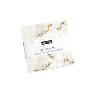 Shimmer Charm Pack by Brigitte Heitland for Zen Chic - 42, 5&quot; x 5&quot; Precut Fabric Squares
