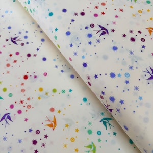 Pinkerville - Fairy Dust Cotton Candy Fabric by Tula Pink For Free Spirit Fabrics - Cotton Fabric