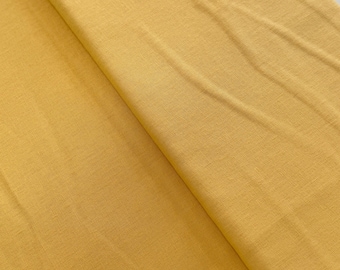 Brussels Washer Buttercup - LINEN + RAYON Blend - 51"/52" Wide
