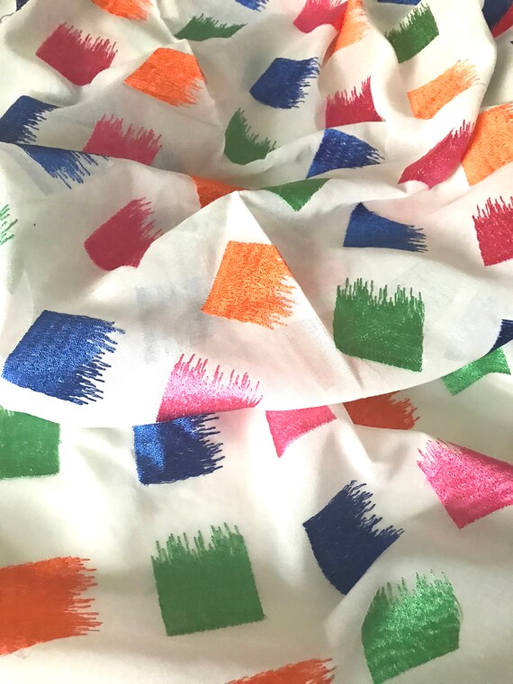Embroidered Cotton Voile Fabric: Lightweight Sheer Material