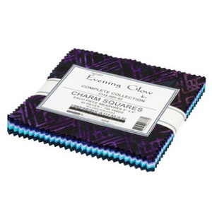 Artisan Batiks Evening Glow Charm Pack - 42, 5&quot; x 5&quot; Precut Fabric Squares