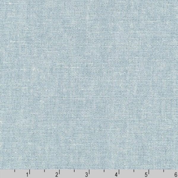 Robert Kaufman - Essex Yarn Dyed Metallic Water Fabric - Linen/Cotton/Lurex Y/D Cloth