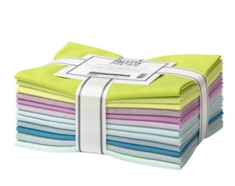Elizabeth Hartman Palette Picks Fat Quarter Bundle: Abstract Linen Cotton Fabric
