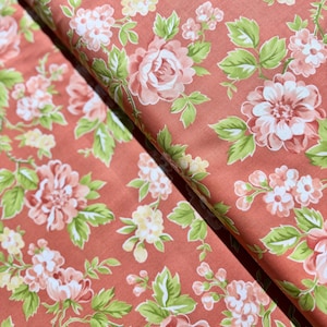 Jelly And Jam Rhubarb - Summer Bloomers Fabric by Fig Tree And Co - Cotton Fabric