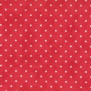 Essential Dots - Christmas Red - Cotton Fabric