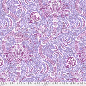 Kaffe and Morris & Co - Indian Lavender Fabric - Cotton Fabric