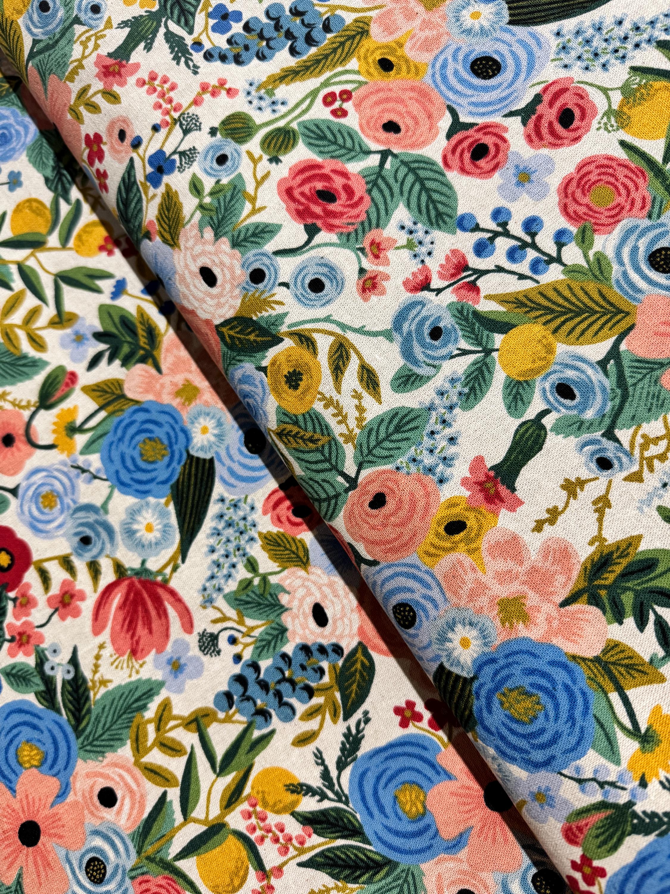 Floral Cotton Canvas Fabric: Rifle Paper Co. Garden Party