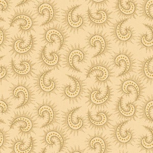 108&quot; Wide - Spiced Paisley Quilt Back - Cotton Fabric