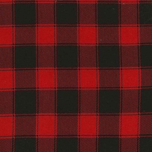 Holiday Plaid - Buffalo Check Red - Cotton Fabric