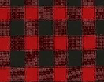 Holiday Plaid - Buffalo Check Red - Cotton Fabric