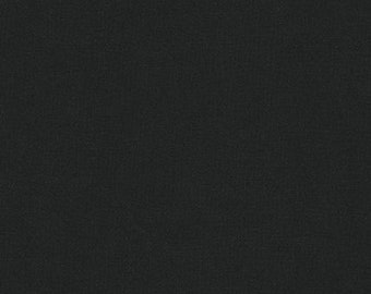 Tessuto di cotone Kona nero - colore 1019