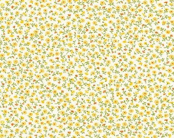 Sevenberry Petite Garden - Petite Florals Yellow - Cotton Fabric