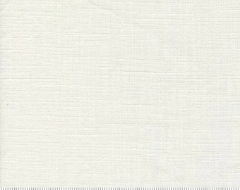 Moda Fabrics - Panache - Slub Solid White - Natural Textured Cotton Fabric by Pieces To Treasure - Cotton Fabric