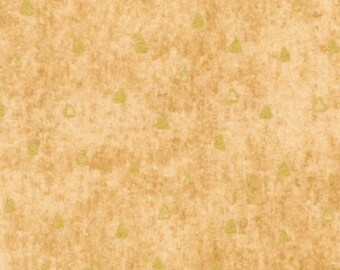 Robert Kaufman - Gustav Klimt - Gold Metallic Triangles on Gold - Metallic Cotton Fabric