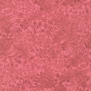 Blossom Cotton Fabric: Seeds To Sew Floral Print