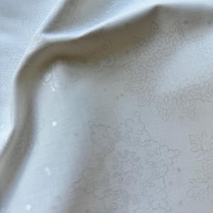 Season of Sparkle - Snowflakes Frost Metallic Fabric - Metallic Cotton Fabric