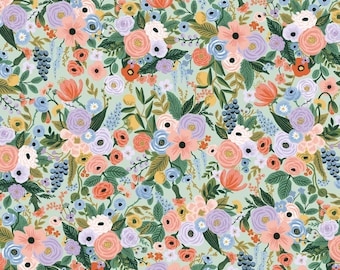 Rifle Paper Co. Garden Party Mint Cotton Fabric