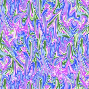 Pansy Perfection - Abstract Swirls Multi Fabric by Timeless Treasures - Cotton Fabric