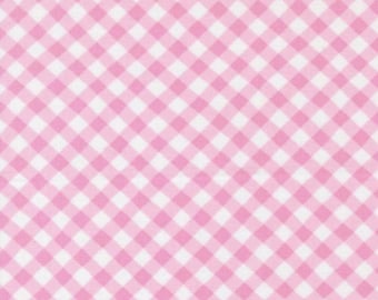 Pick Me – Picnic Gingham Petal Pink Fabric by Me & My Sister Designs - Moda