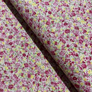 Cotton Lawn - Sevenberry Petite Garden Lawn Pink Fabric - Cotton Lawn Fabric