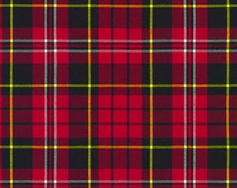 House Of Wales Plaids - Red Plaid - Cotton Fabric