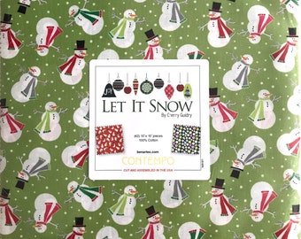 Benartex - Let It Snow 10" Squares/Layer Cake - 42, 10" x 10" Precut Fabric Squares