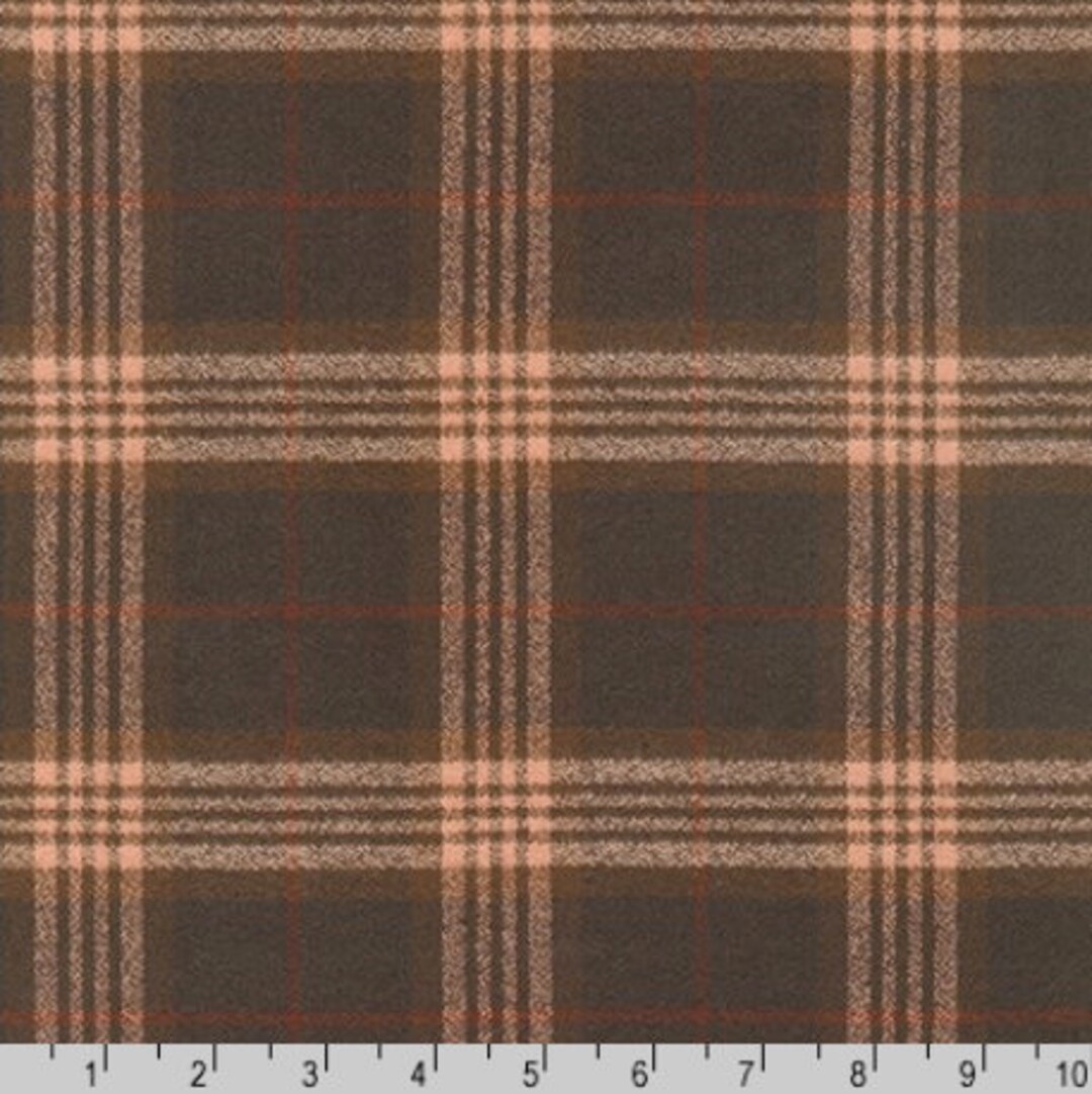 Crossroads Organic Cotton Flannel - Fossil Stripe