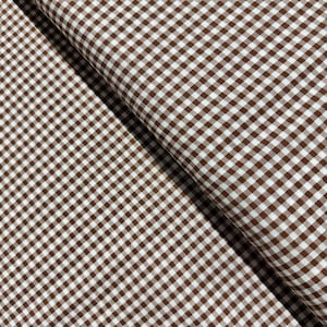 Tessuto a quadretti Carolina Gingham color cioccolato tinto in filo da 1/8″ di Sevenberry – Robert Kaufman 100% cotone – 42″ di larghezza