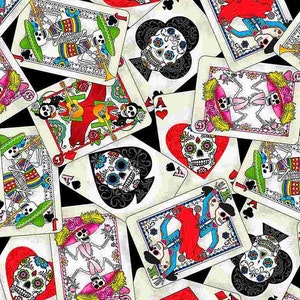 Giorno dei morti - Tessuto per carte - Tessuto di cotone