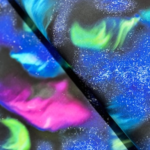 Aurora Sky Winter Light Fabric by Timeless Treasures - Cotton Fabric