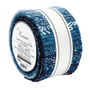 Artisan Batiks Kasuri Roll Up/Jelly Roll - 40, 2.5&quot; x 42&quot; Precut Fabrics