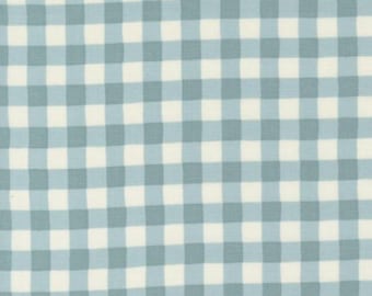 Katoenen stof blauw gingang: Willows Farm van Moda Fabrics