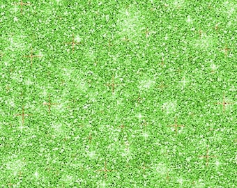 Holiday Sweets - Sparkle Spearmint/Gold Metallic - Cotton Fabric