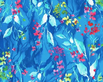 Wishwell Bright Side - Tecido Lagoon por Vanessa Lillrose e Linda Fitch - Tecido de algodão