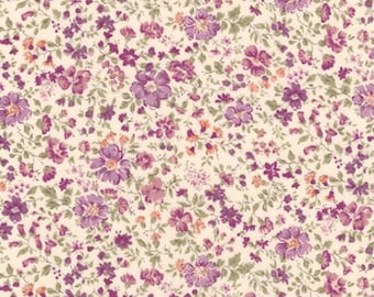 Robert Kaufman - Cotton Lawn - Sevenberry Petite Garden Lawn Purple Fabric - Cotton Lawn Fabric