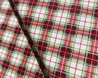 Noel - Plaid sbieco per le feste e il raccolto - Tessuto di cotone metallizzato
