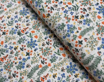 Camont - Menagerie Garden Cream Fabric by Rifle Paper Co. - Cotton Fabric