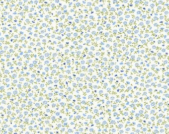 Sevenberry Petite Garden - Petite Florals Blue - Cotton Fabric
