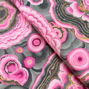 Kaffe Fassett Collective - Stash - Agate Pink Fabric by Philip Jacobs For Free Spirit Fabrics - Cotton Fabric - 43&quot; Wide