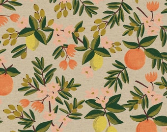 Tela de lona - Primavera - Citrus Floral Sand de Rifle Paper Co.