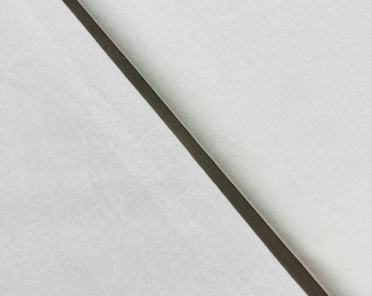 Essex White - LINEN + COTTON Blend Fabric