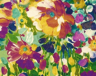 Robert Kaufman - Painterly Petals - Florals Harvest - Cotton Fabric