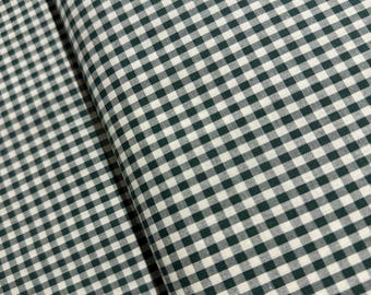 Crawford Gingham - Yarn Dyed 1/8 Inch Gingham Forest - Cotton Fabric