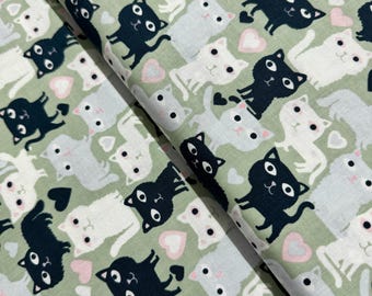 Purr-Fection Multi Fabric by Dear Stella Design - Cotton Fabric