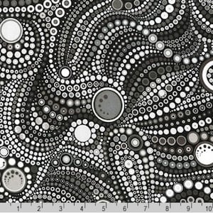 108" Wide - Effervescence Wide - Pepper Quilt Back by Amelia Caruso - Cotton Fabric
