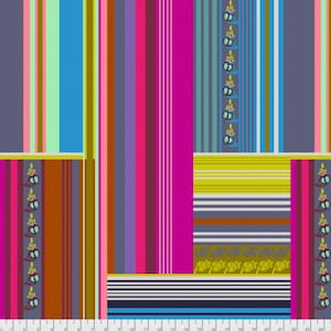 Passion Flower - Magenta Fabric by Anna Maria Horner - Cotton Fabric