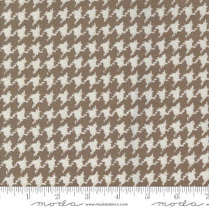 Flanelle - flanelle de ferme III - flanelle cacao pied-de-poule par Primitive Gatherings - flanelle de coton